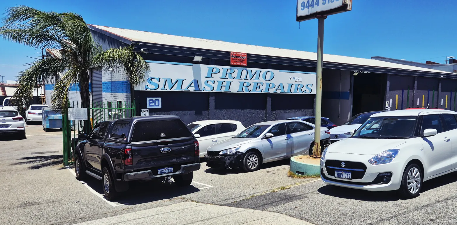 About Primo Smash Repairs Perth, family-owned workshop in Osborne Park
