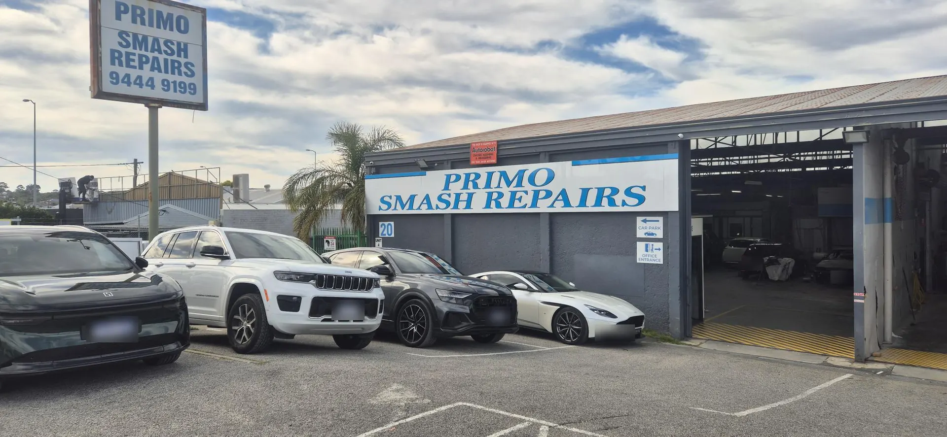 Our services Primo Smash Repairs Perth Osborne Park workshop