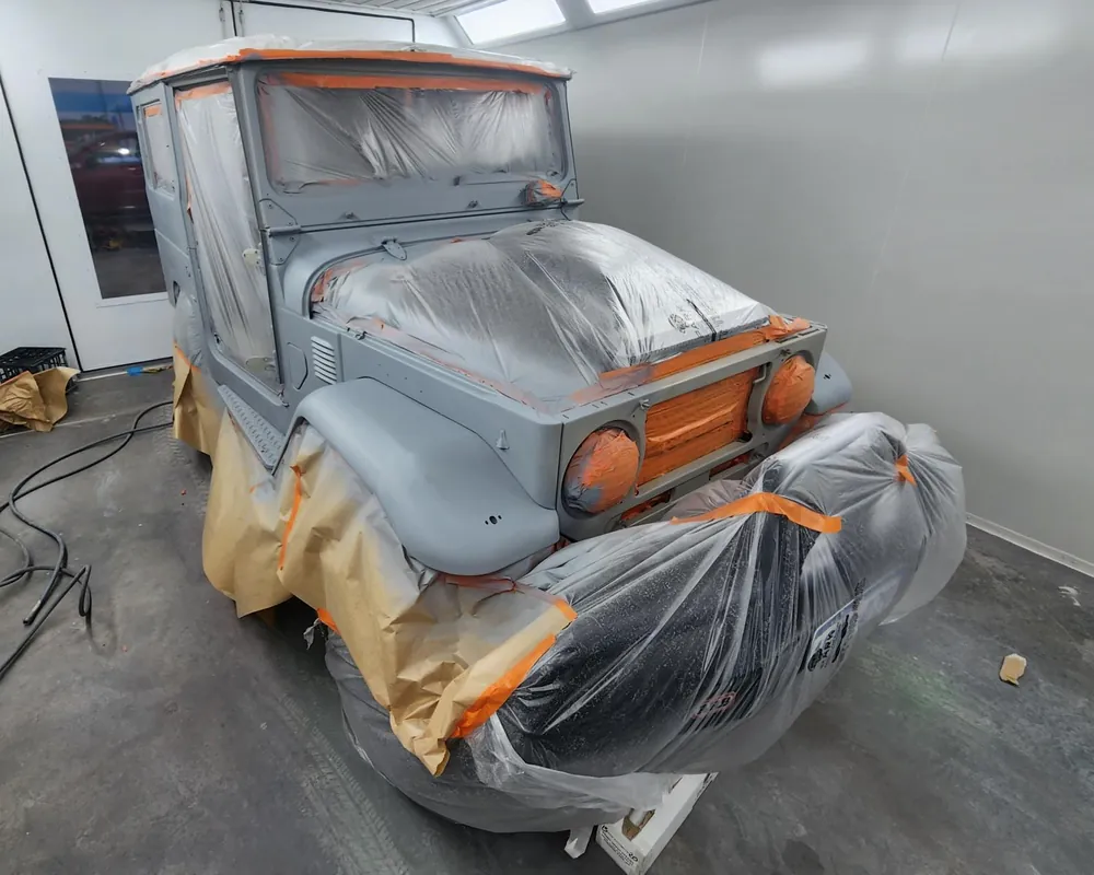 Toyota LandCruiser FJ40 before repair
