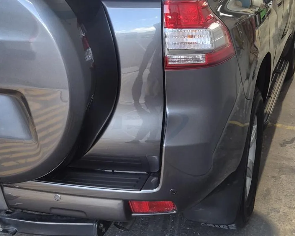 Toyota Prado rear quarter panel after repair